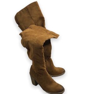 Brown Knee-High Women's Boots